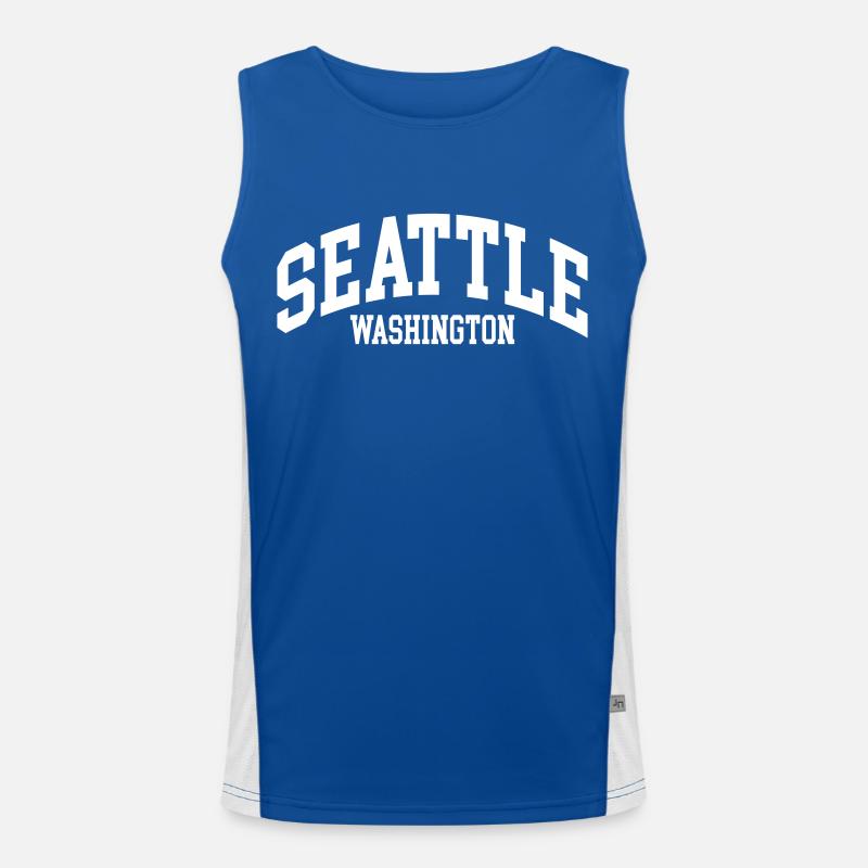 Seattle Funktionelles Kontrast-Tank Top für Männer 