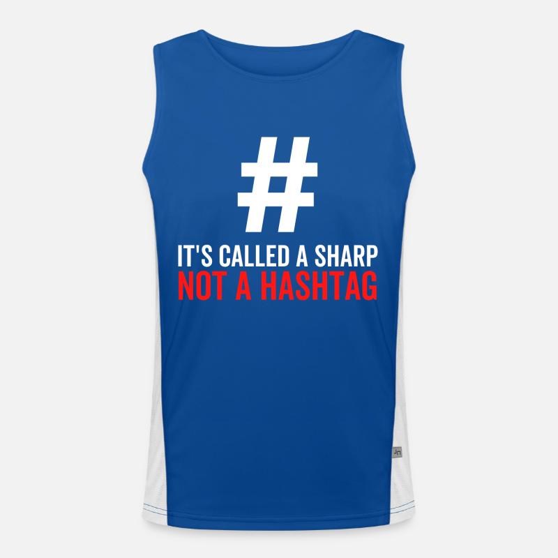 C’est ce qu’on appelle un sharp pas un hashtag Débardeur respirant contrasté Homme 