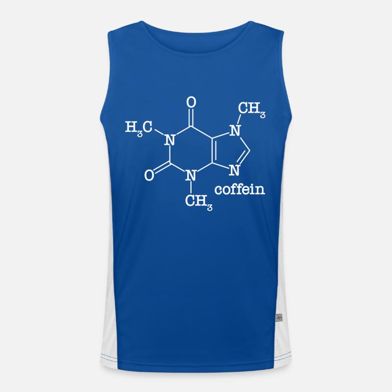 coffein Funktionelles Kontrast-Tank Top für Männer 