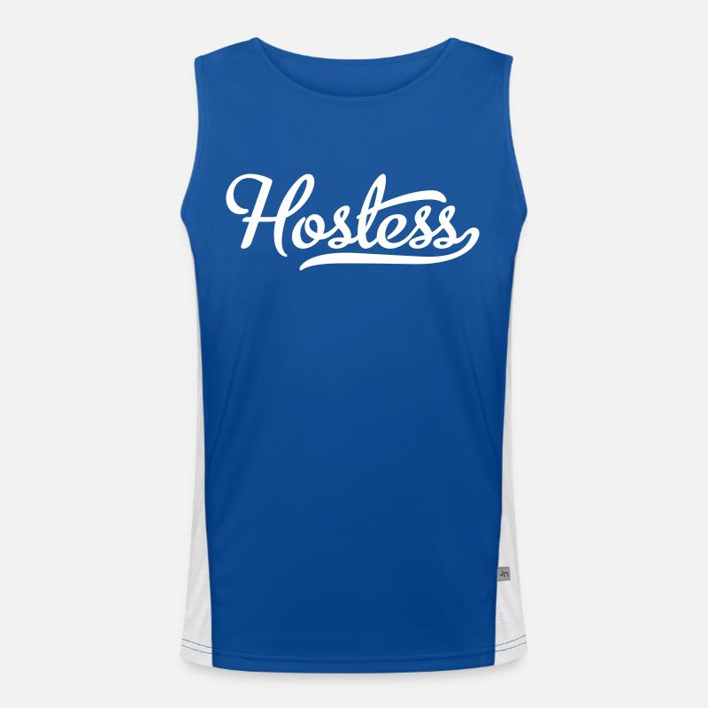 Hostess Men's Functional Contrast Tank Top 