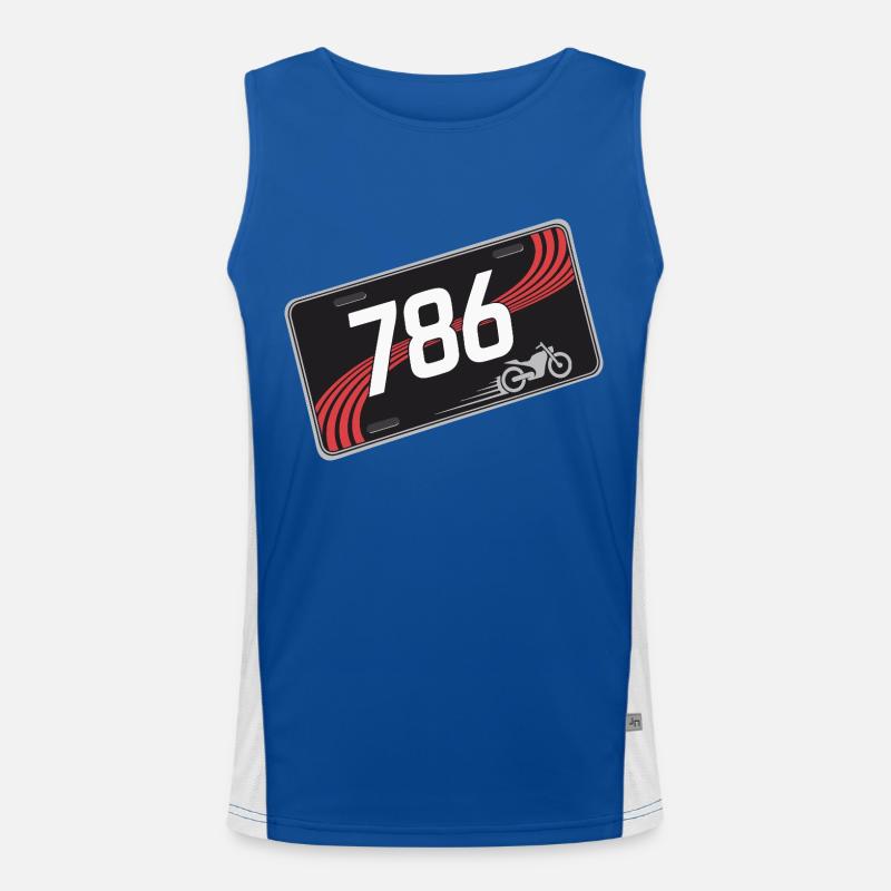 PLATE Men's Functional Contrast Tank Top 