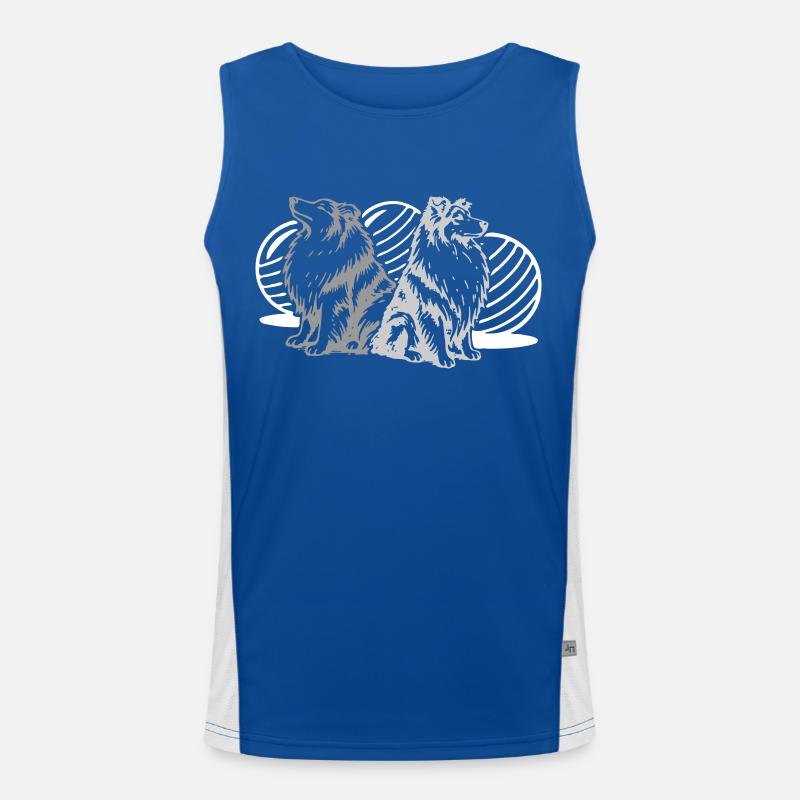 Treibball (3 Farben) Funktionelles Kontrast-Tank Top für Männer 