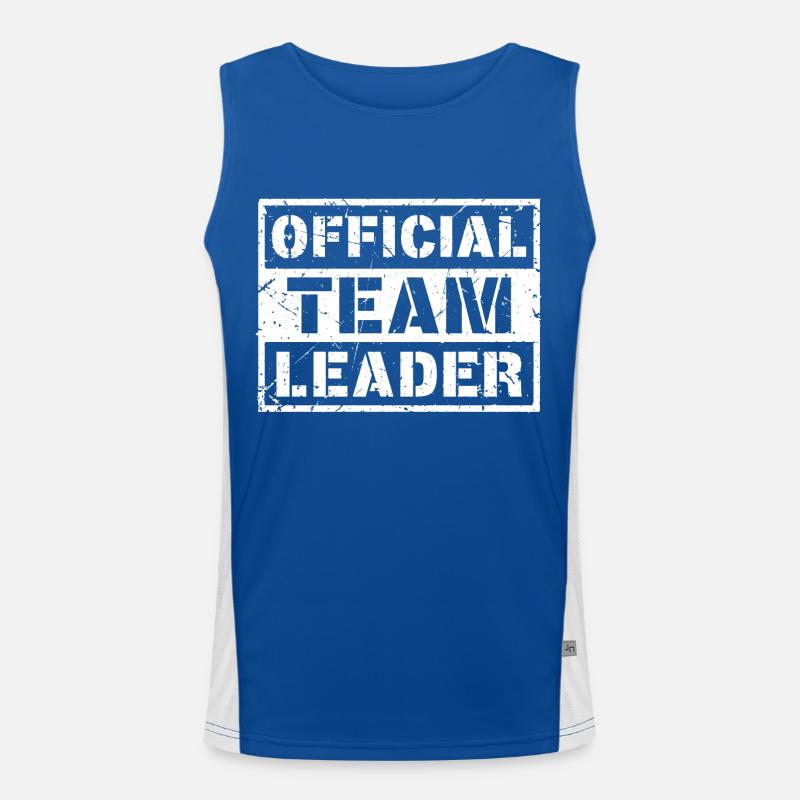 Official Team Leader (Used) Débardeur respirant contrasté Homme 