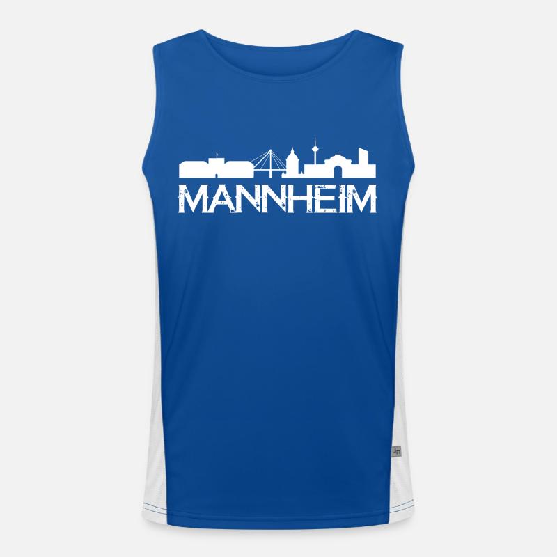Mannheim Monnem Funktionelles Kontrast-Tank Top für Männer 