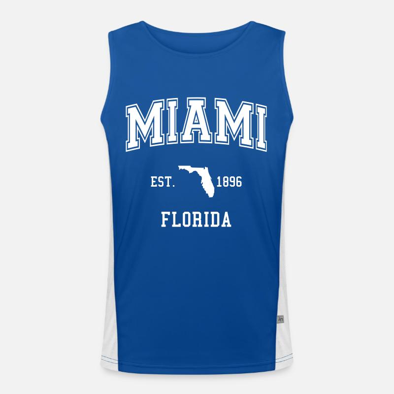 Miami Men's Functional Contrast Tank Top 
