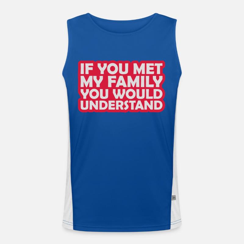 vous comprendriez citation Débardeur respirant contrasté Homme 