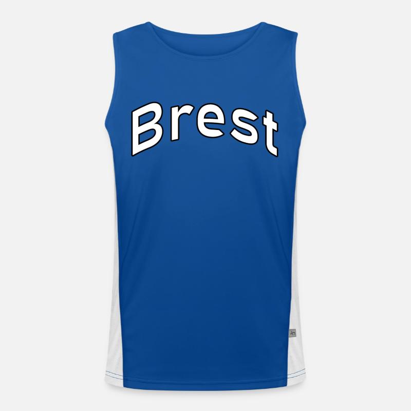 Brest Men's Functional Contrast Tank Top 