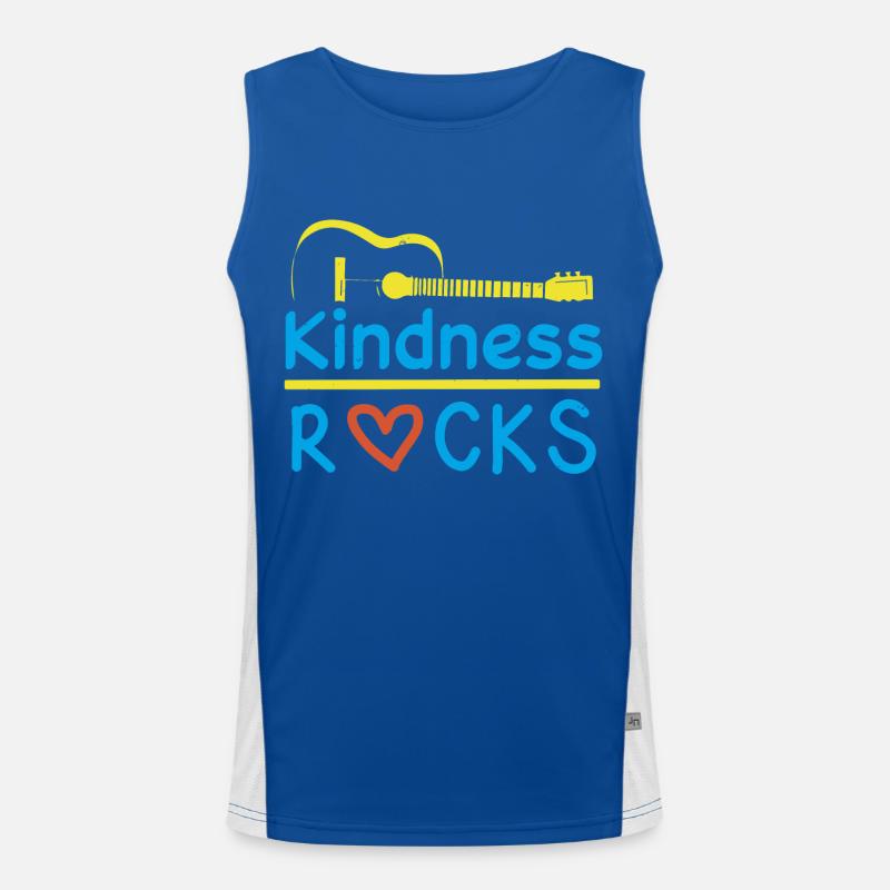 KINDNESS ROCKS Men's Functional Contrast Tank Top 
