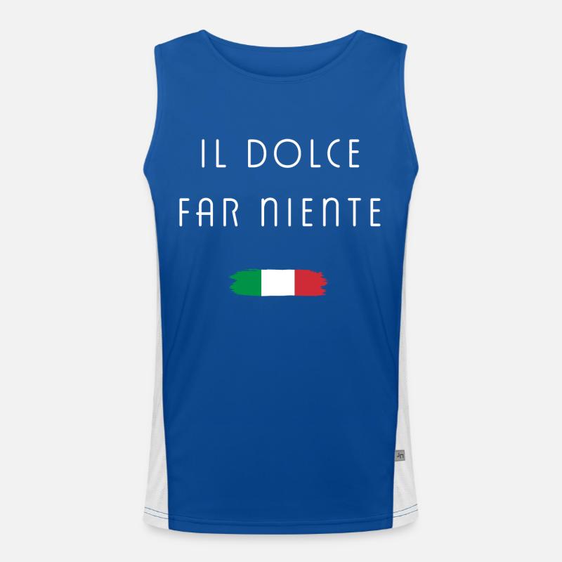 Il dolce far niente Men's Functional Contrast Tank Top 