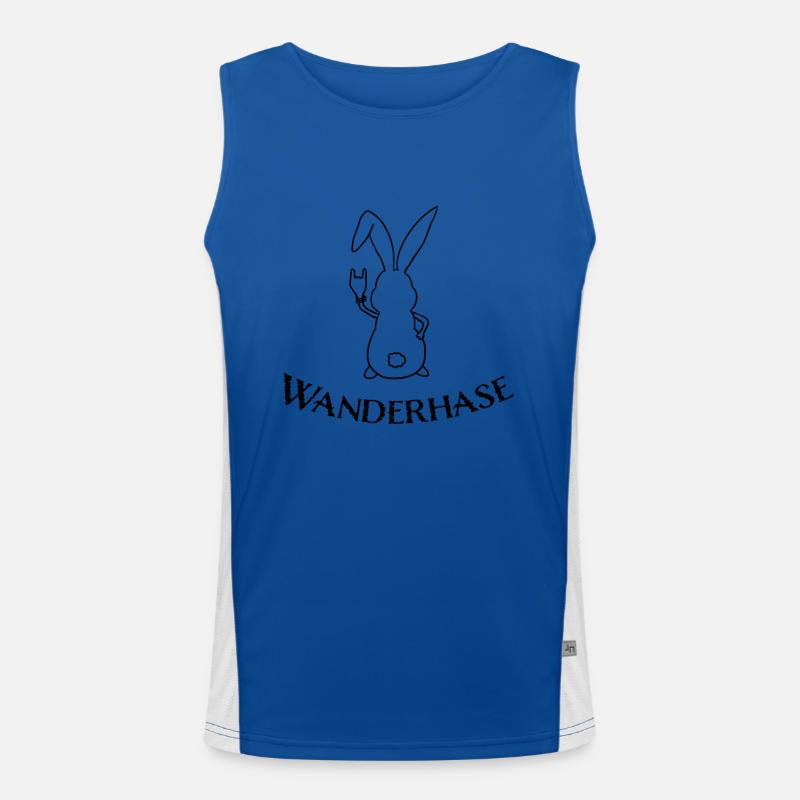 Wanderhase Funktionelles Kontrast-Tank Top für Männer 