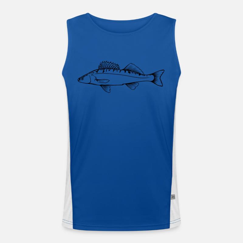 Zander Outline par Scuba.Style Débardeur respirant contrasté Homme 