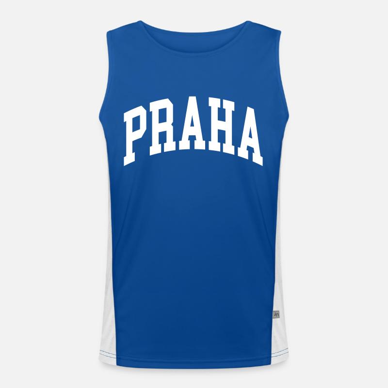 Prag Funktionelles Kontrast-Tank Top für Männer 