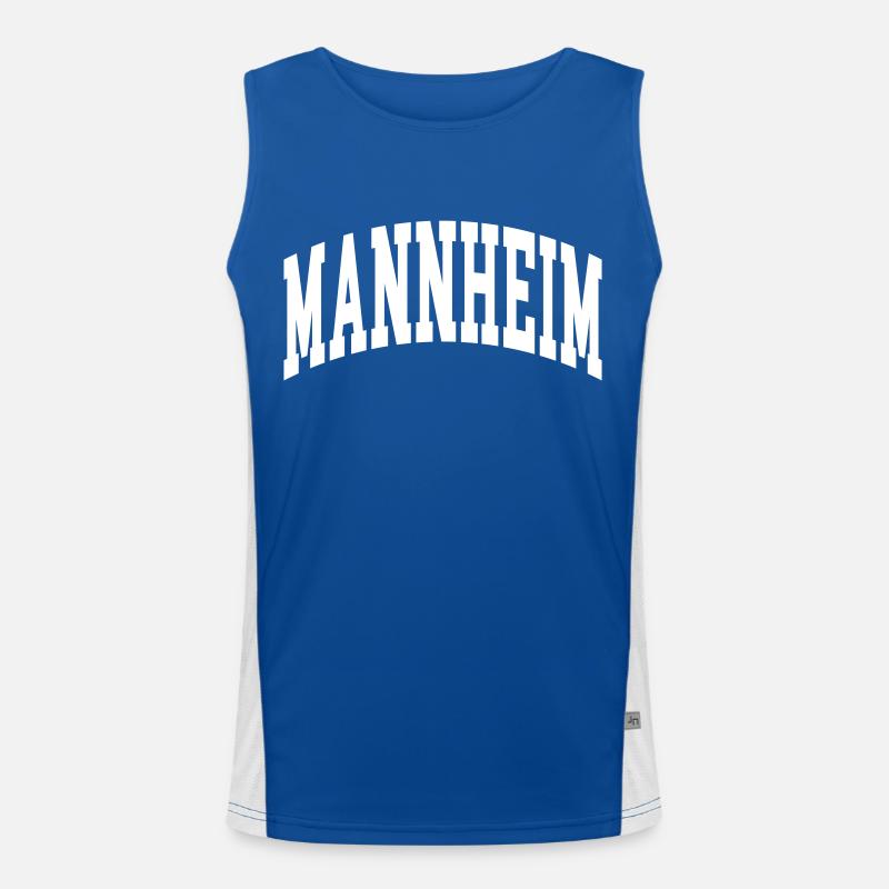 Mannheim Funktionelles Kontrast-Tank Top für Männer 
