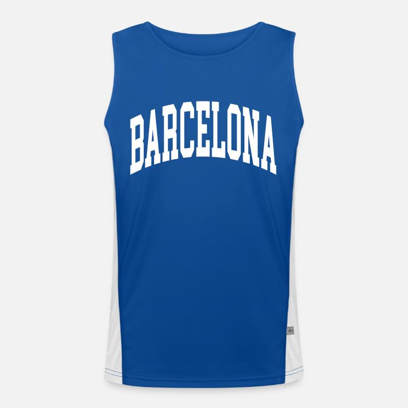 Barcelona Men's Functional Contrast Tank Top 
