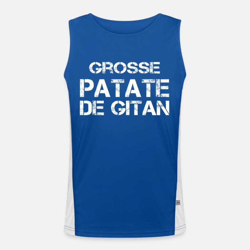 Grosse Patate de gitan Débardeur respirant contrasté Homme 