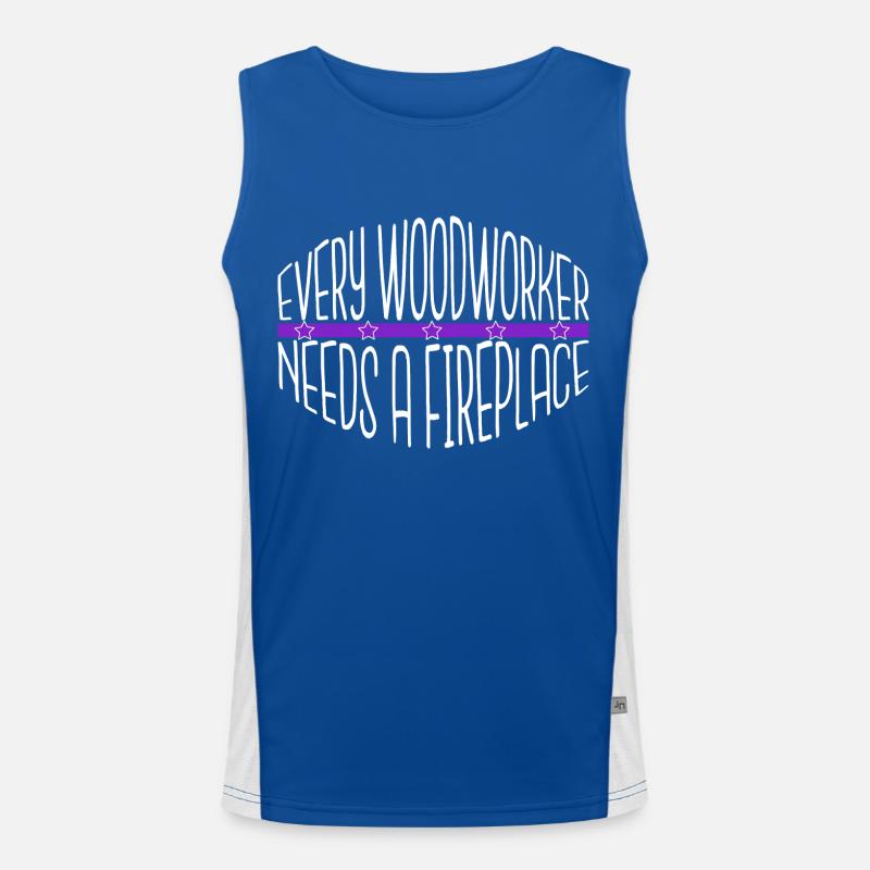 Abattage d’arbres par abattage d’arbres présent Débardeur respirant contrasté Homme 