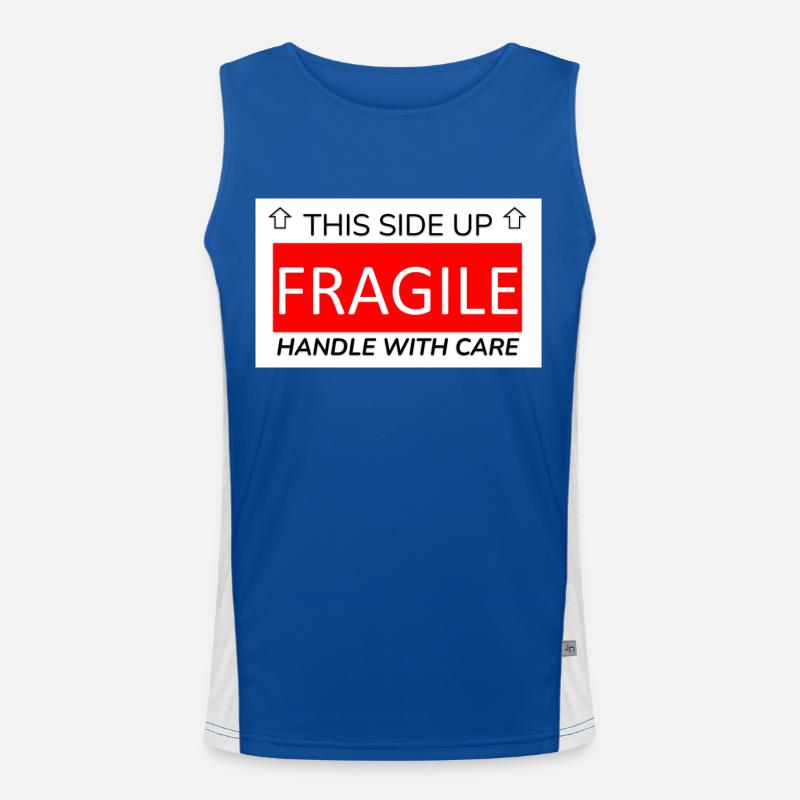 fragile Men's Functional Contrast Tank Top 