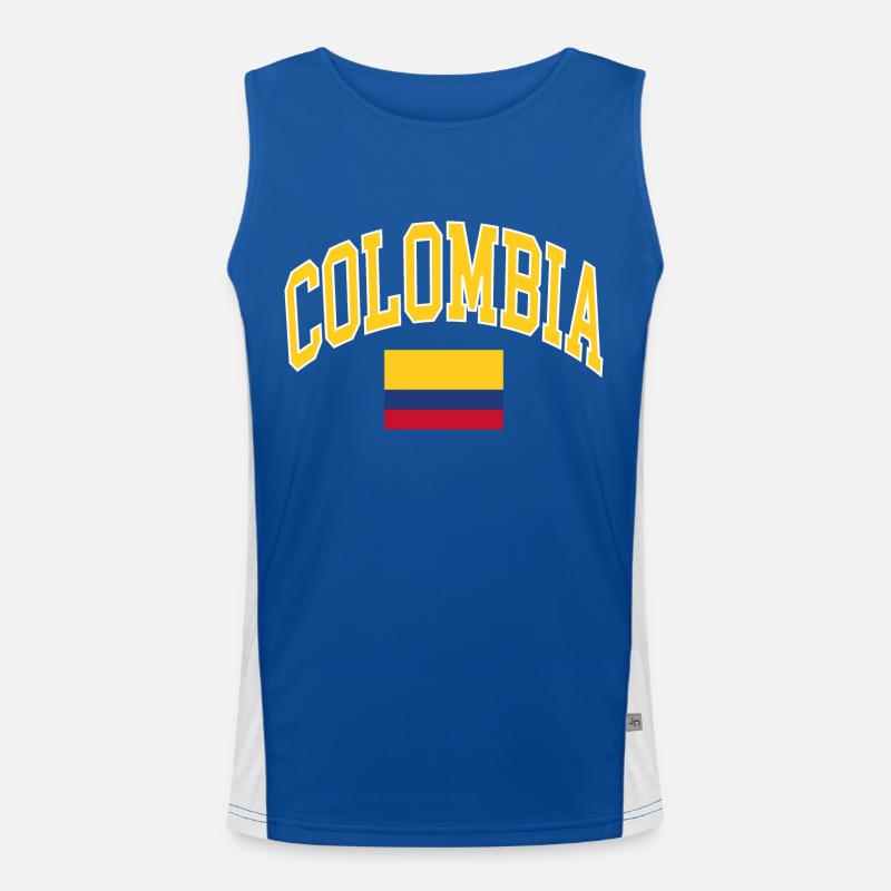 Colombie Débardeur respirant contrasté Homme 