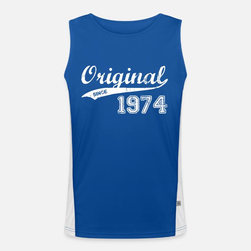 1974 Funktionelles Kontrast-Tank Top für Männer 
