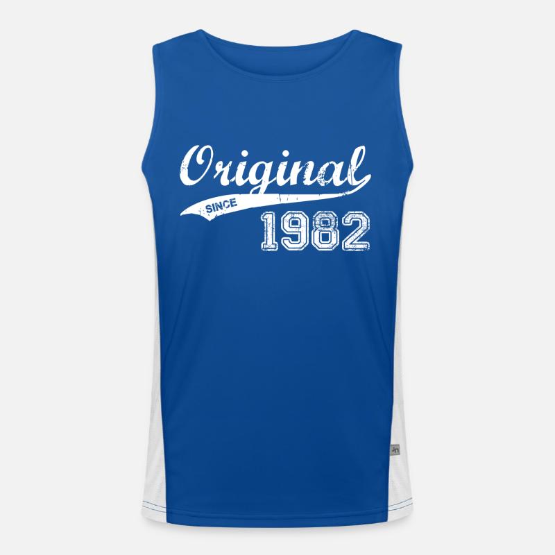1982 Funktionelles Kontrast-Tank Top für Männer 