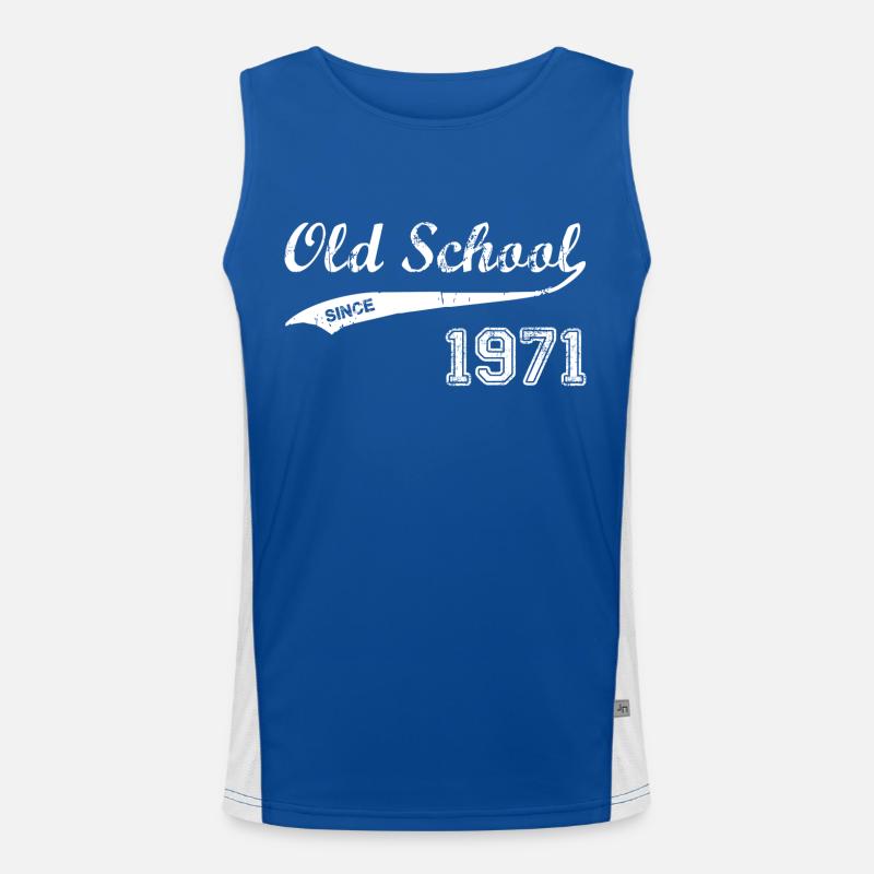1971 Funktionelles Kontrast-Tank Top für Männer 