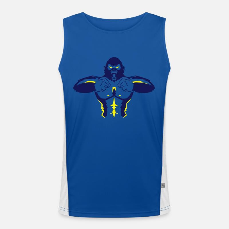 gorilla_2 Funktionelles Kontrast-Tank Top für Männer 