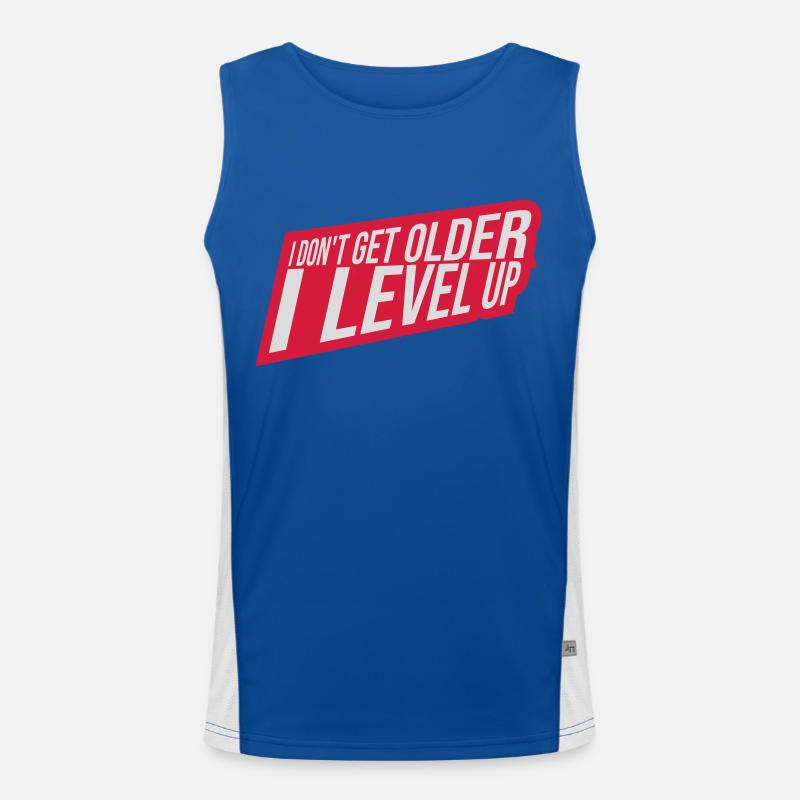 get older level up Men's Functional Contrast Tank Top 