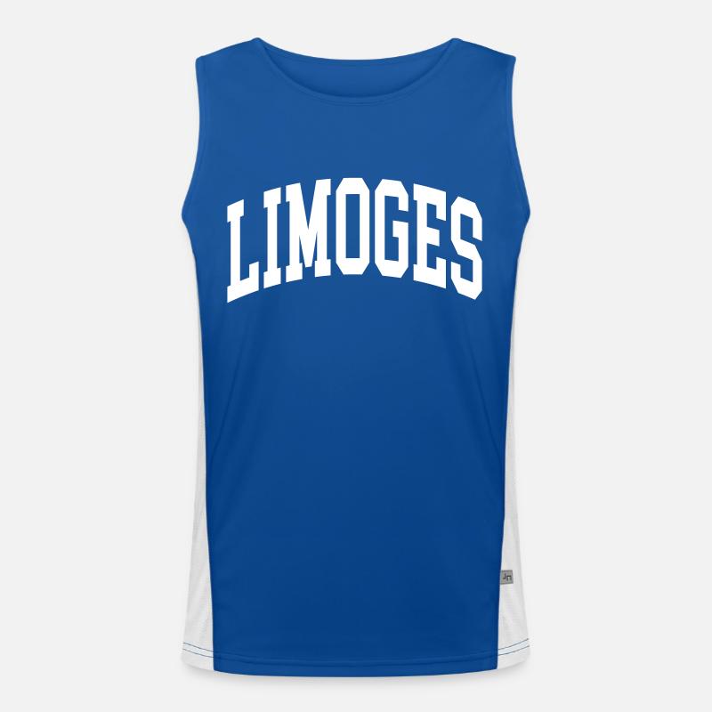 Limoges Funktionelles Kontrast-Tank Top für Männer 