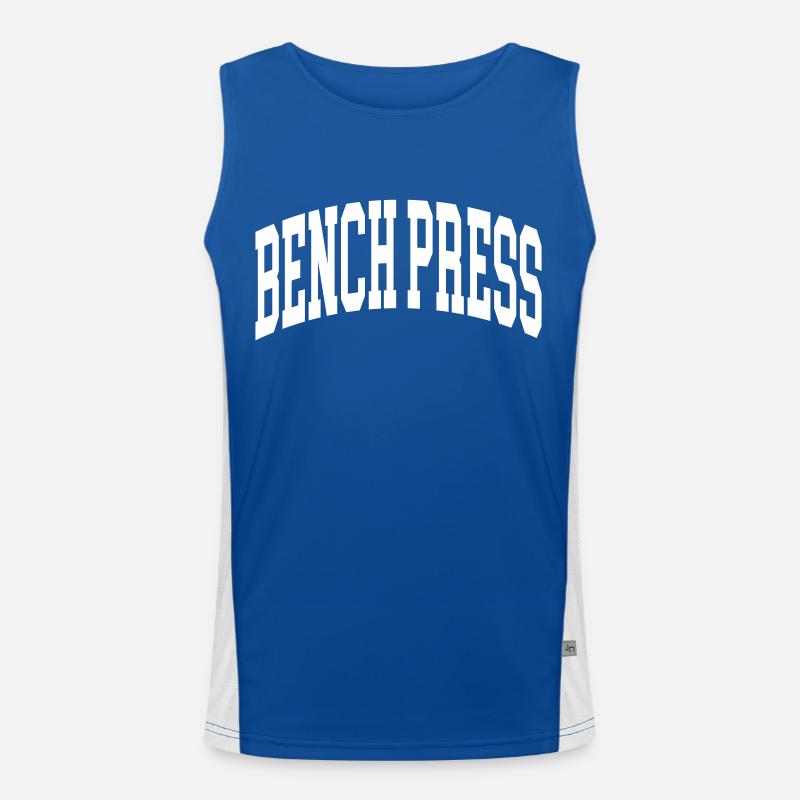 Bench Press Men's Functional Contrast Tank Top 