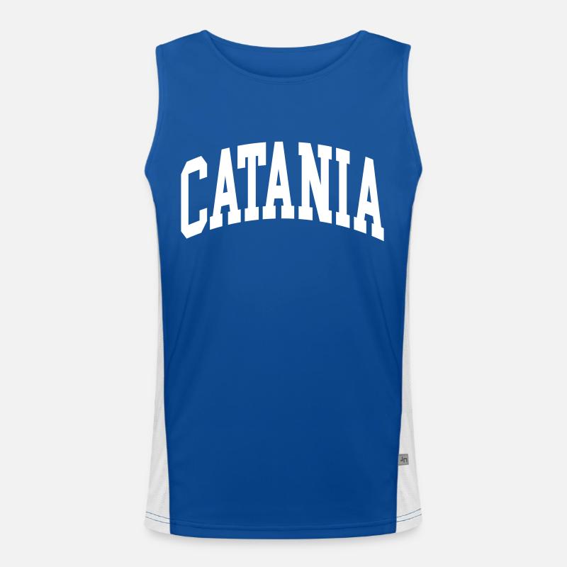 Catania Funktionelles Kontrast-Tank Top für Männer 