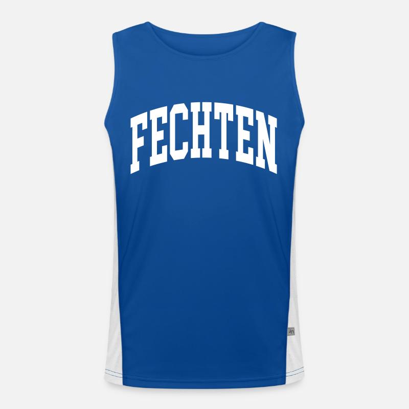Fechten Funktionelles Kontrast-Tank Top für Männer 