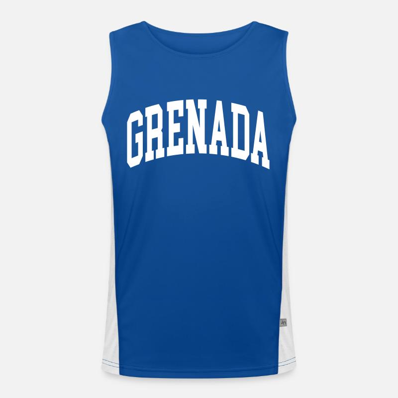 Grenada Funktionelles Kontrast-Tank Top für Männer 