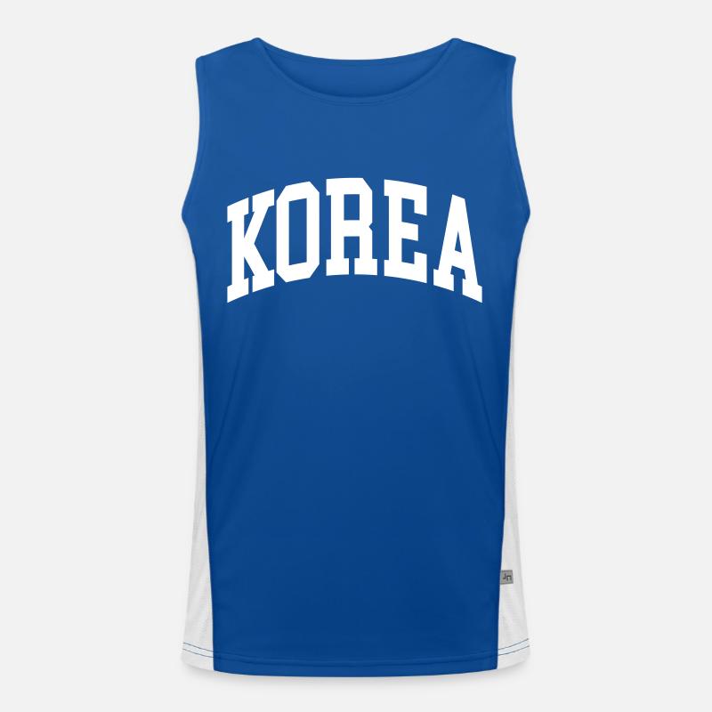 Corée Débardeur respirant contrasté Homme 