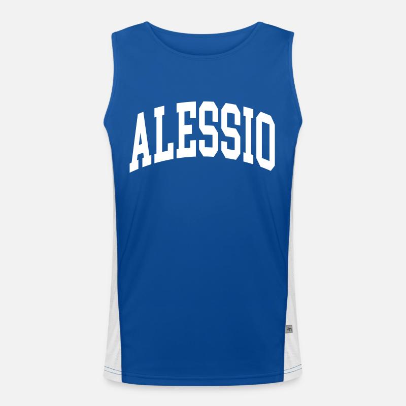 Alessio Men's Functional Contrast Tank Top 