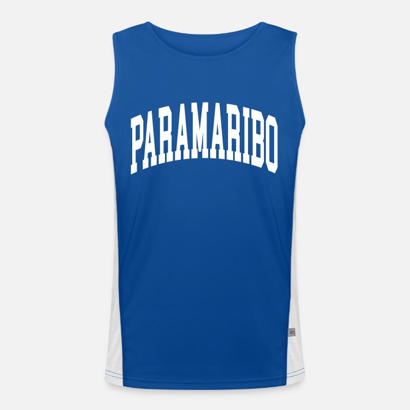 Paramaribo Funktionelles Kontrast-Tank Top für Männer 