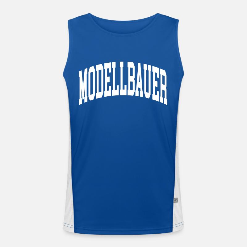 Modellbauer Funktionelles Kontrast-Tank Top für Männer 