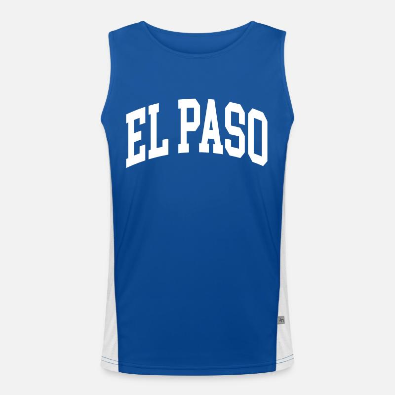 El Paso Men's Functional Contrast Tank Top 
