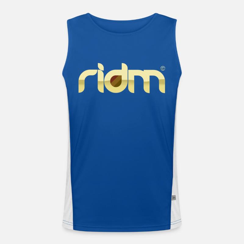 RIDM Or Débardeur respirant contrasté Homme 