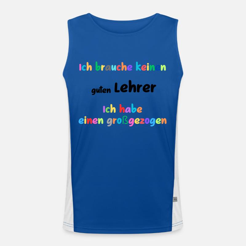 Better Raised Than Committed, Teacher, Gift Men's Functional Contrast Tank Top 