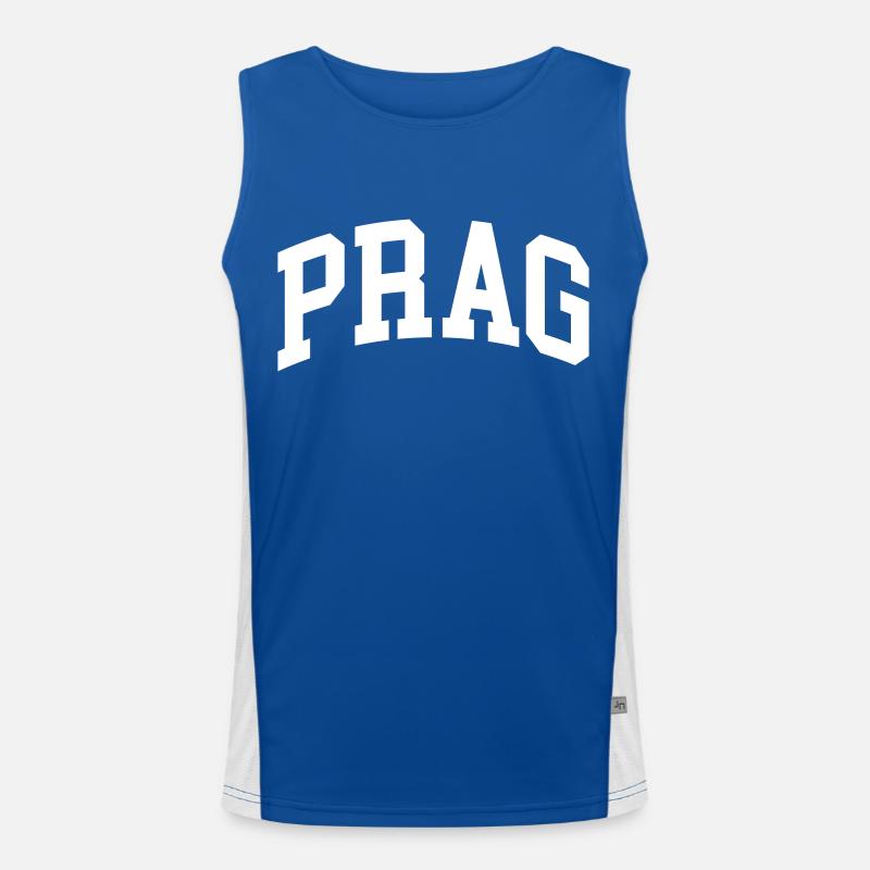 Prag Funktionelles Kontrast-Tank Top für Männer 