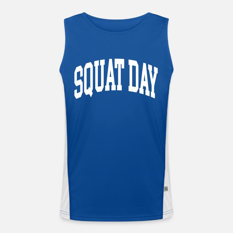 Squat Day Men's Functional Contrast Tank Top 