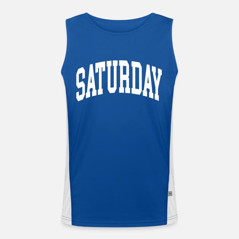 Saturday Men's Functional Contrast Tank Top 