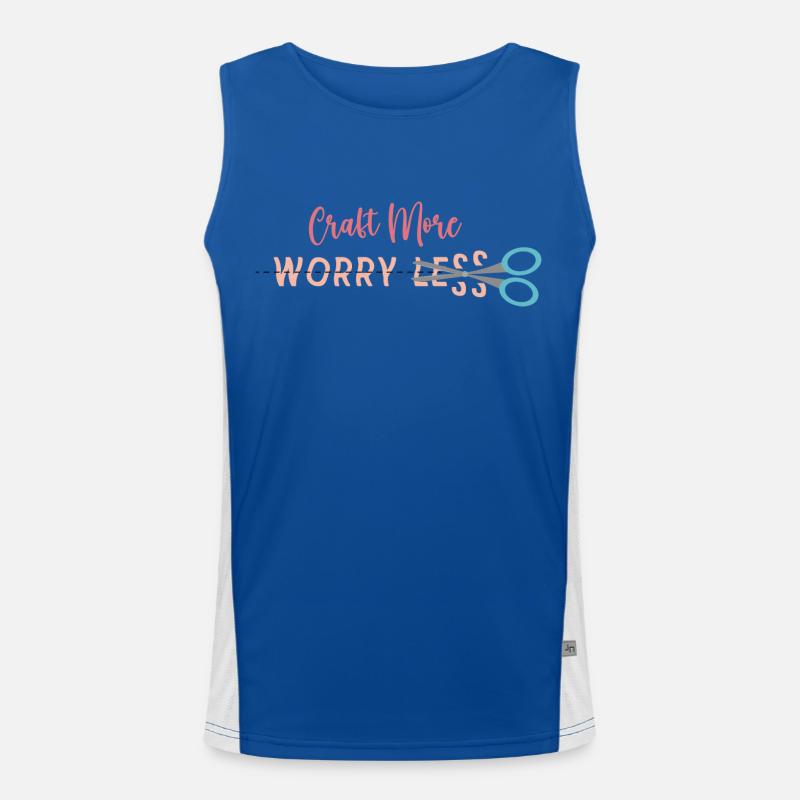 Craft More Worry Less Men's Functional Contrast Tank Top 