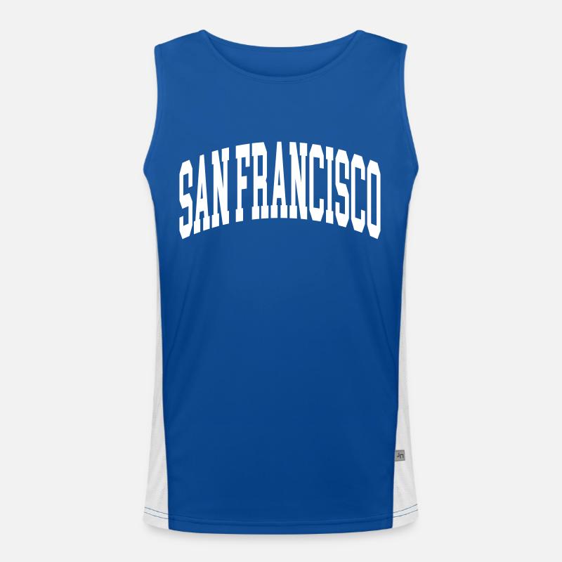 San Francisco Men's Functional Contrast Tank Top 