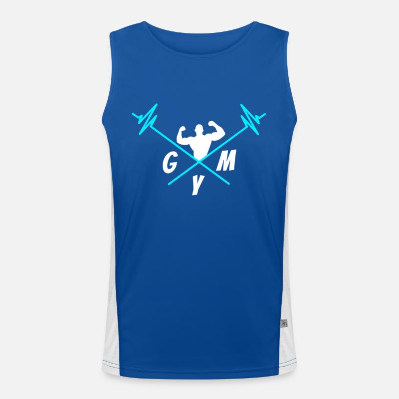Bodybuilding GYM Funktionelles Kontrast-Tank Top für Männer 