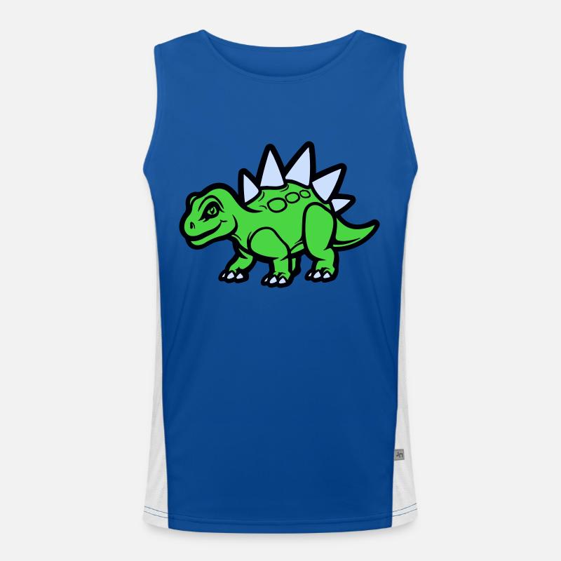 Bande dessinée Stegosaurus Débardeur respirant contrasté Homme 