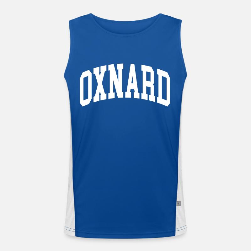 Oxnard - Men's Functional Contrast Tank Top - royal/white