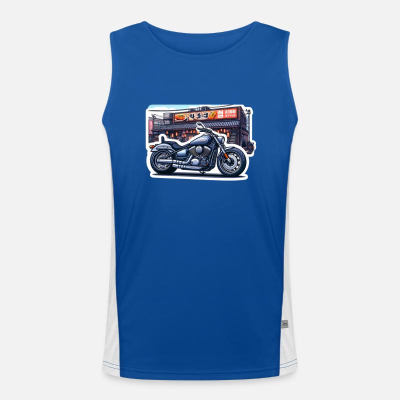 Kaido Chopper Funktionelles Kontrast-Tank Top für Männer 