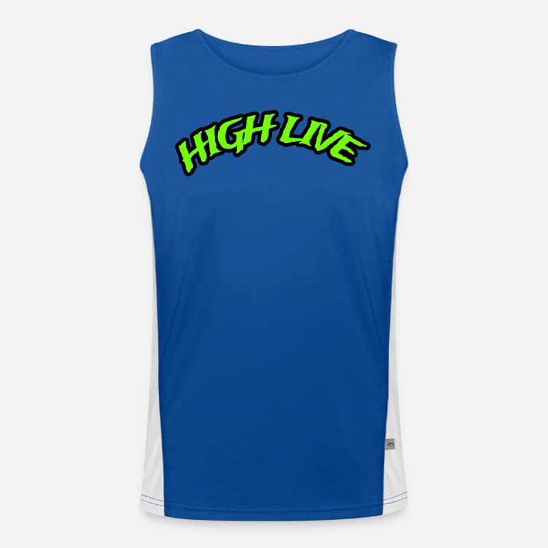 HIGH LIVE Funktionelles Kontrast-Tank Top für Männer 