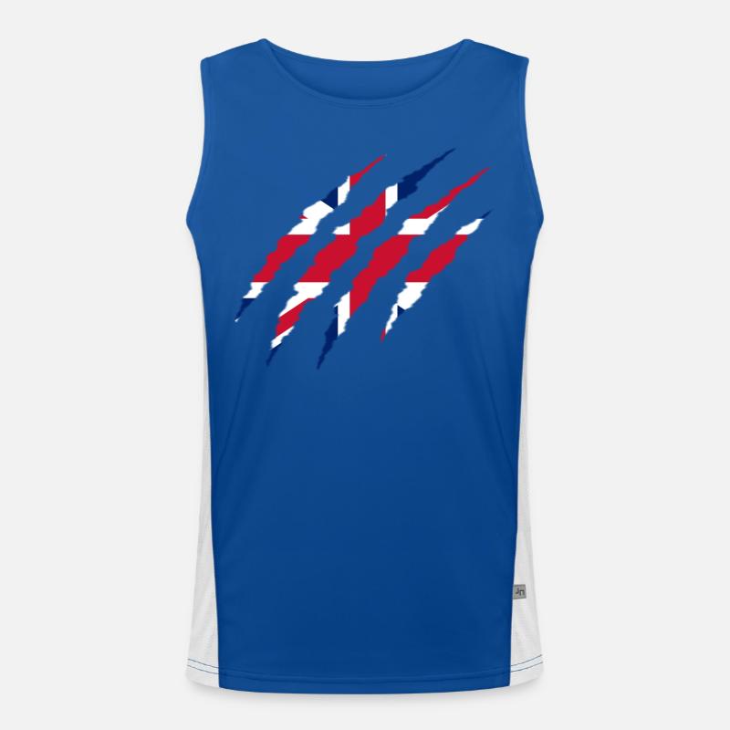 BRITISH CLAW Men's Functional Contrast Tank Top 